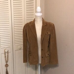 Womens Eddie Bauer corduroy blazer size 2.